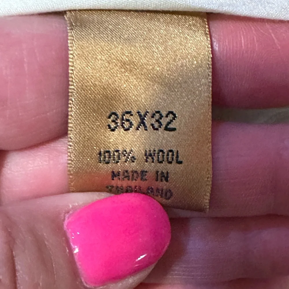 Men’s dress pants‎ pleated cuffed Sz 36x32